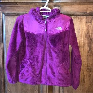Hooded North Face Girls Jacket Size 14/16